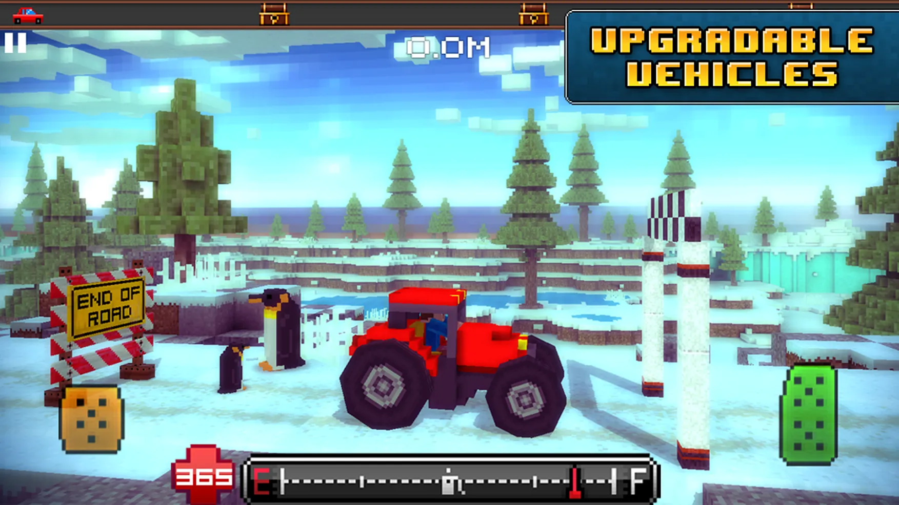 Blocky Roads [мод: много денег] Screenshot 5