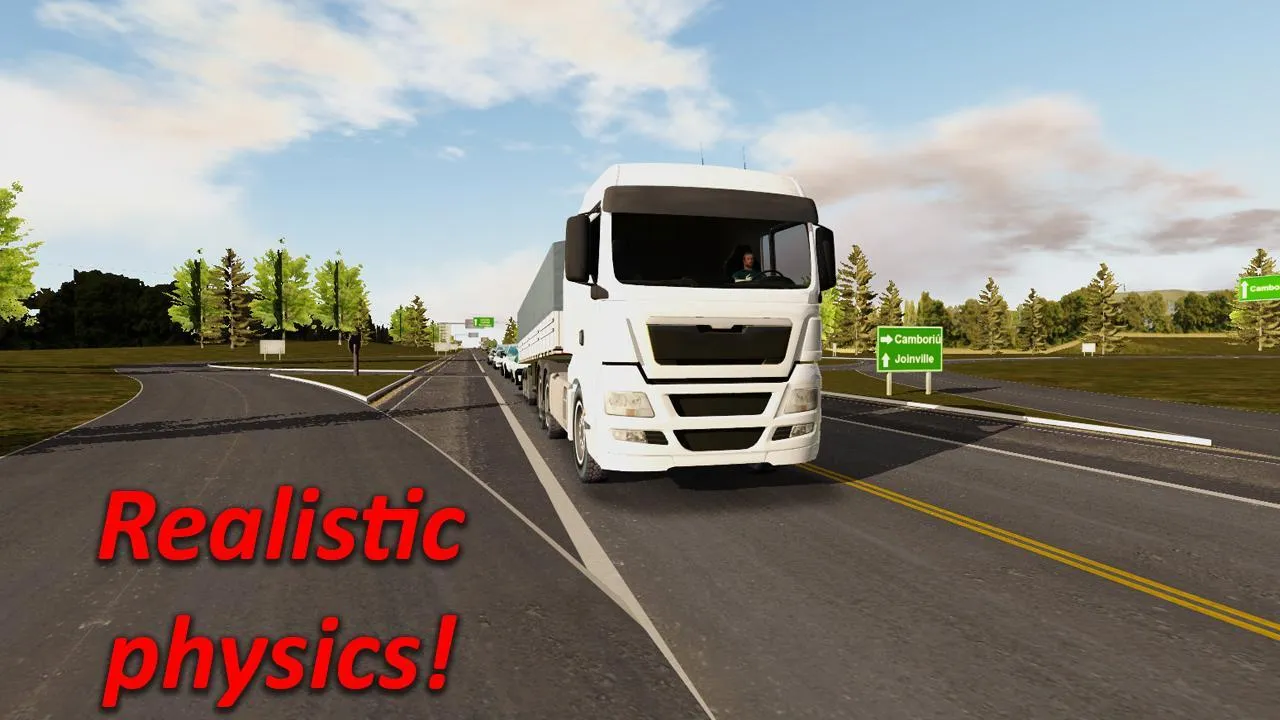Heavy Truck Simulator [мод: много денег] Screenshot 1