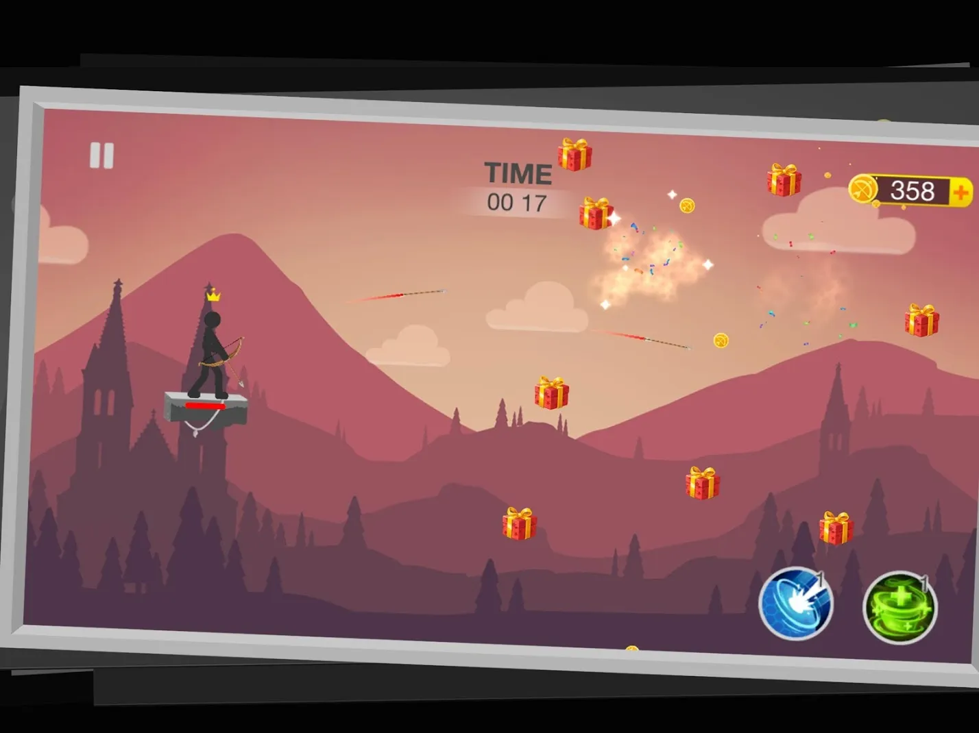 Mr Bow [мод: бесплатные покупки] Screenshot 4