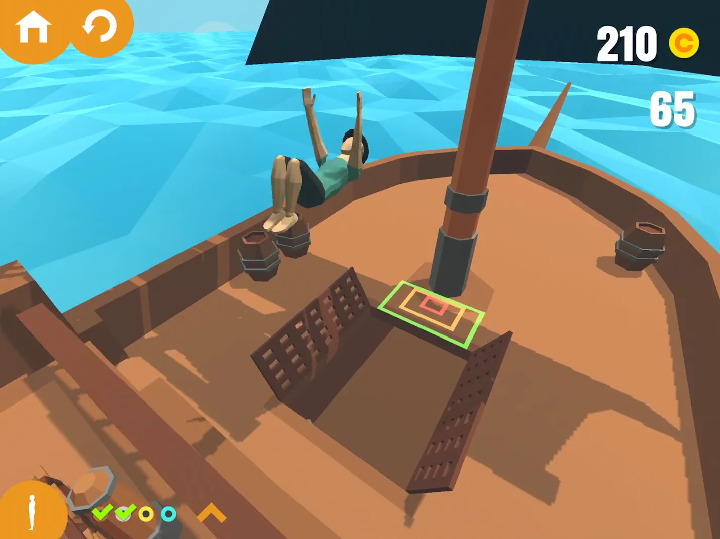Flip Trickster – Parkour Simulator [мод: много денег] Screenshot 4