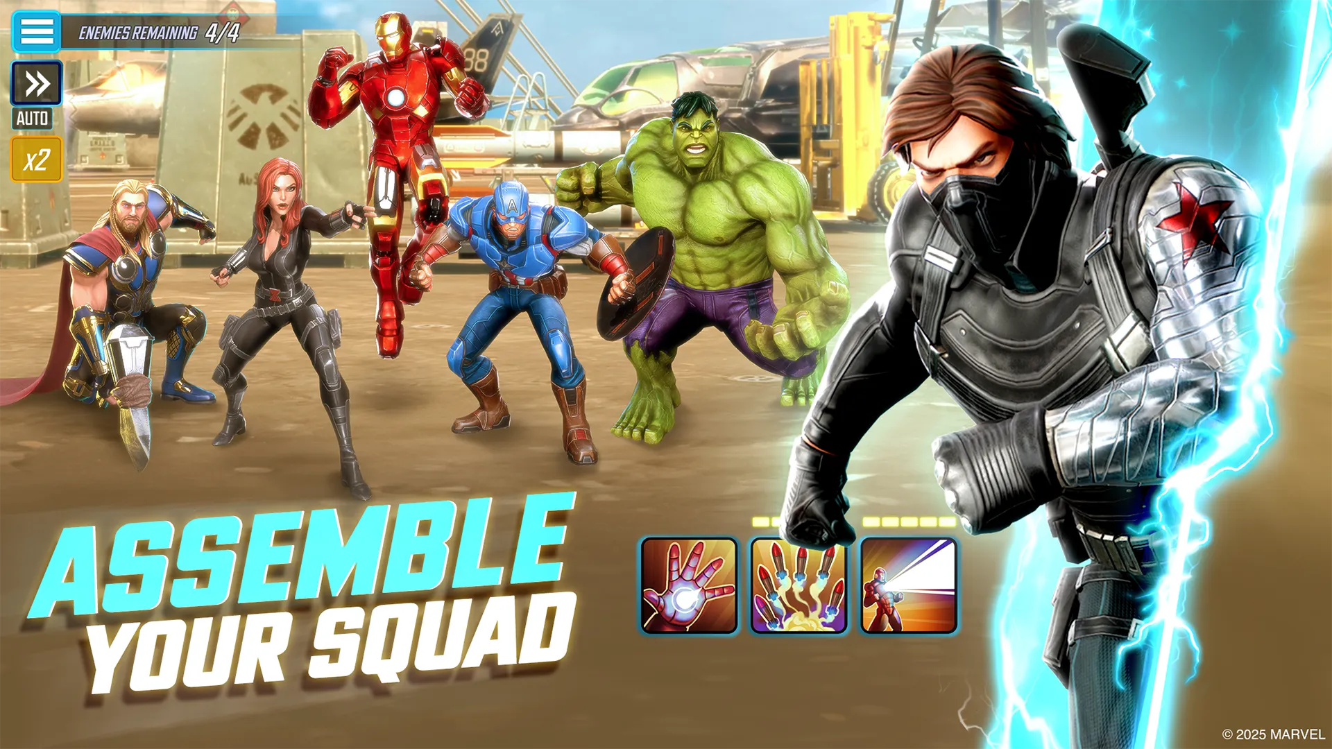 MARVEL Strike Force v10.1.0 APK Мод (Меню, Game Speed) Screenshot 1