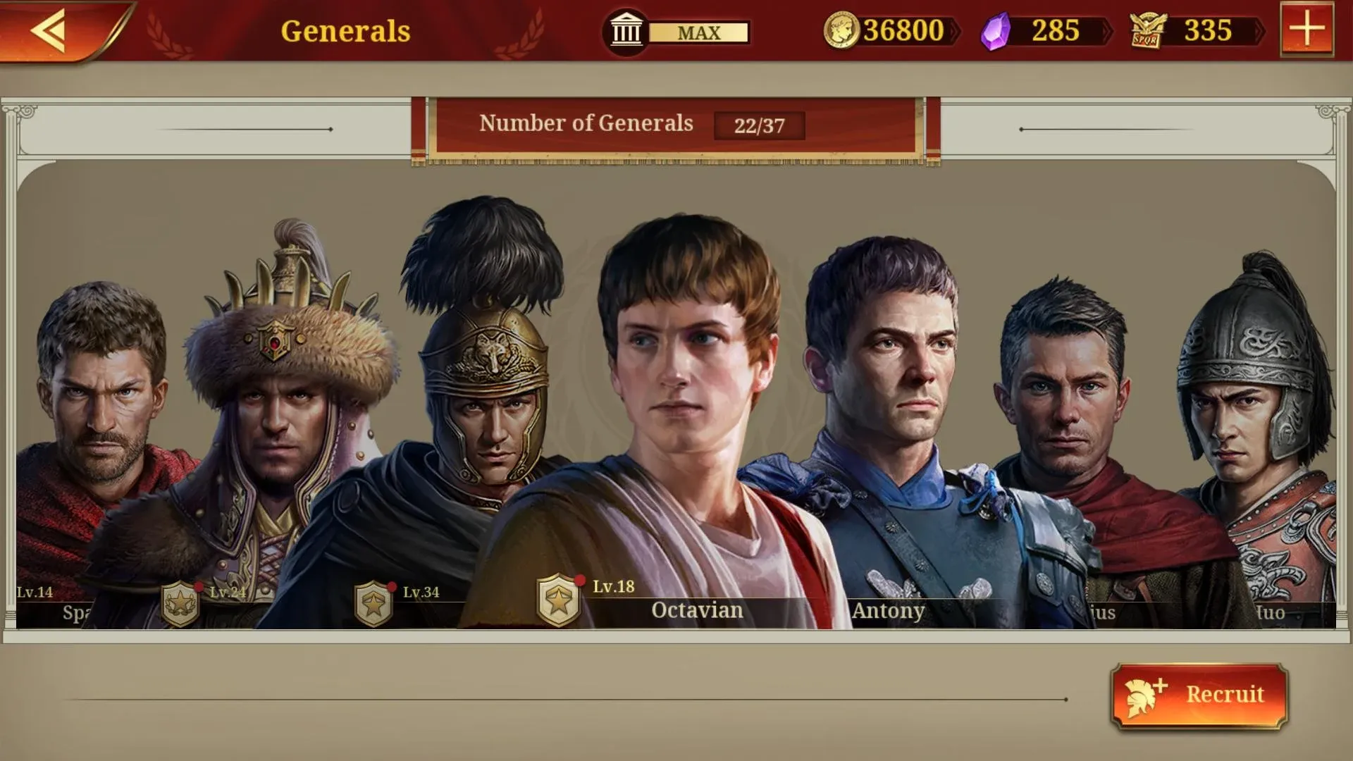 Great Conqueror: Rome War Game v3.7.0 APK Мод (Много бриллиантов) Screenshot 4