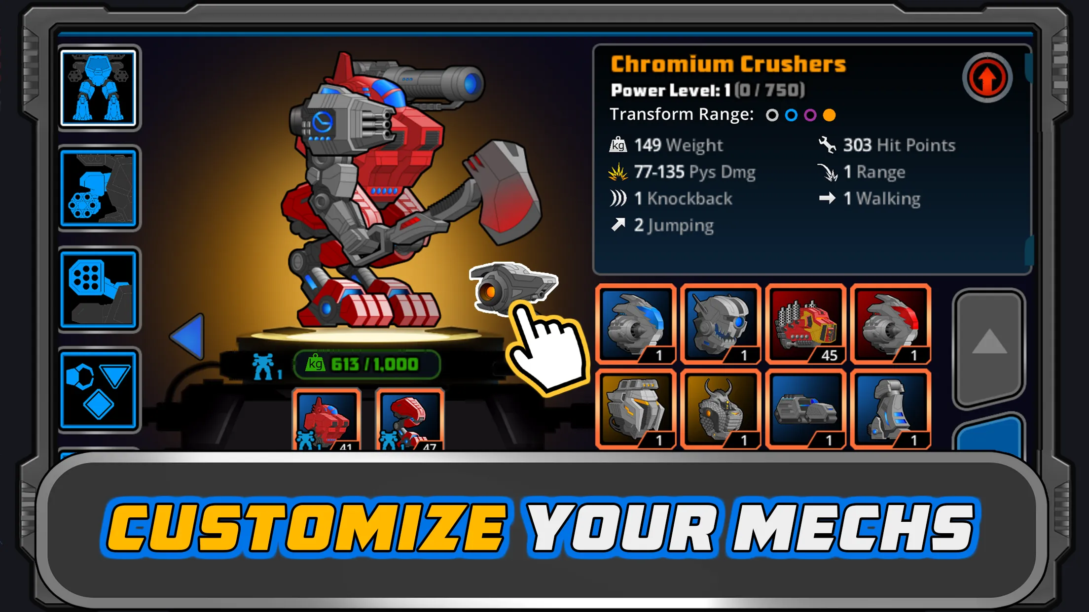 Super Mechs v7.628.4 APK Мод (Много денег) Screenshot 3 Super Mechs v7.628.4 APK Мод (Много денег) Screenshot 3