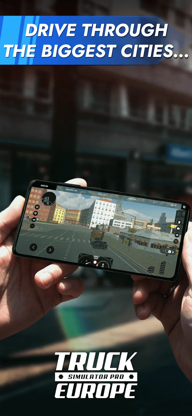 Truck Simulator PRO Europe v2.6.4 APK Мод (Много денег) Screenshot 1