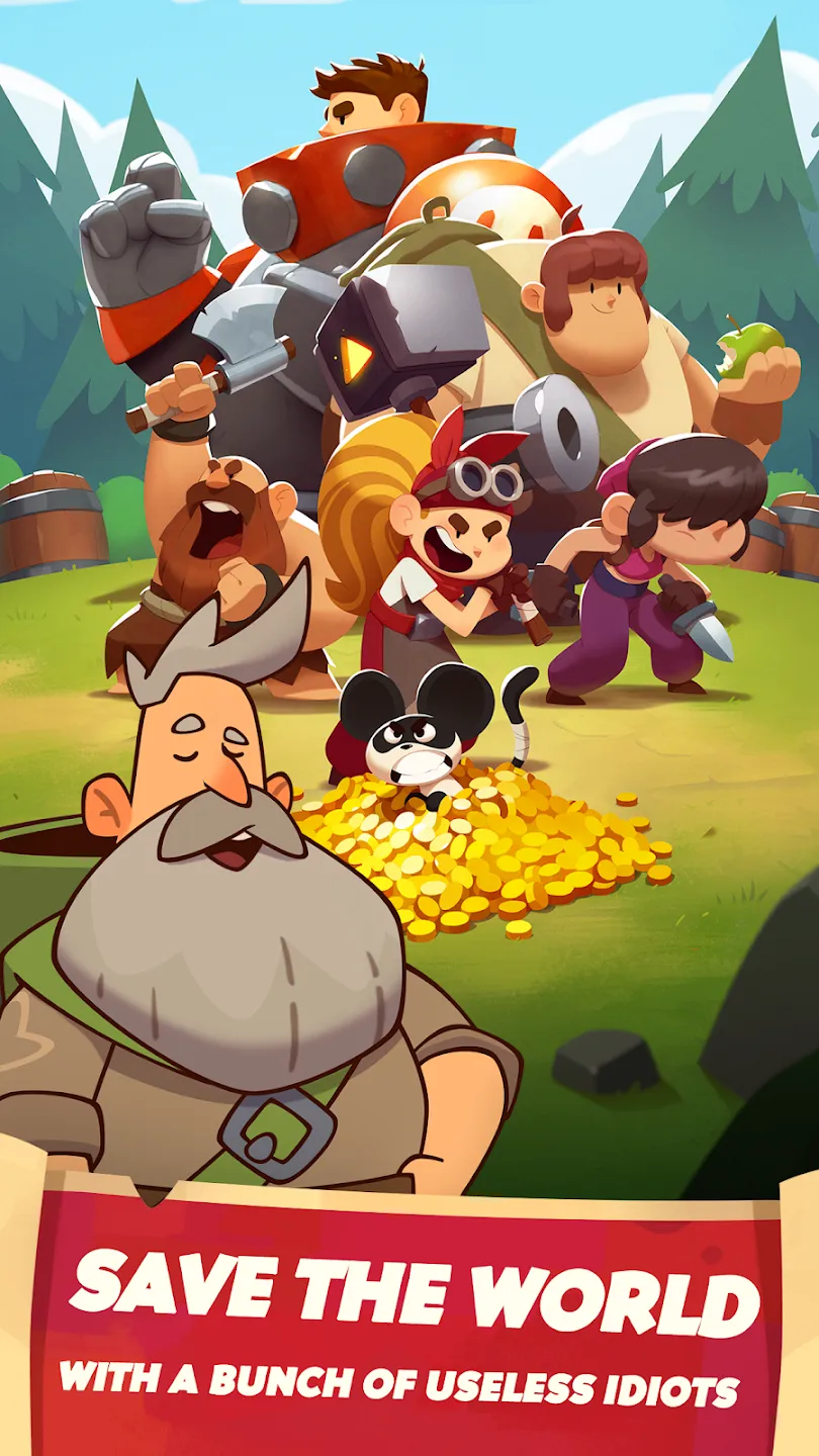 Almost a Hero v5.9.0 APK Мод (Меню, Один удар, Режим бога, Деньги) Screenshot 2