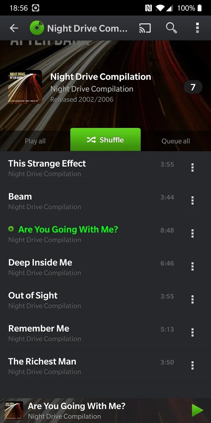 PlayerPro Music Player Pro [мод: всё открыто] Screenshot 4