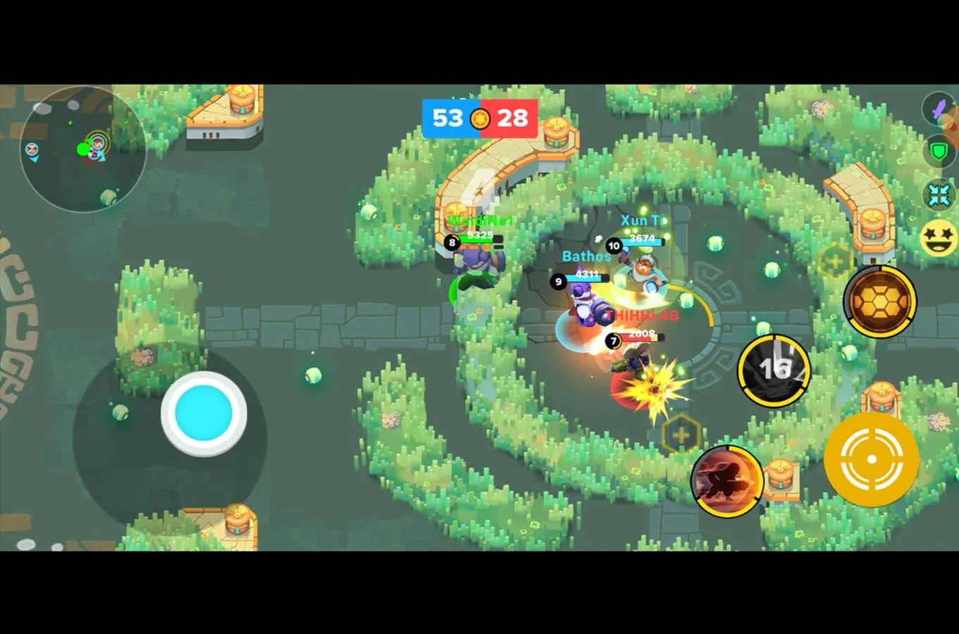 Heroes Strike Offline - MOBA & Battle Royale [[мод: много денег] Screenshot 5