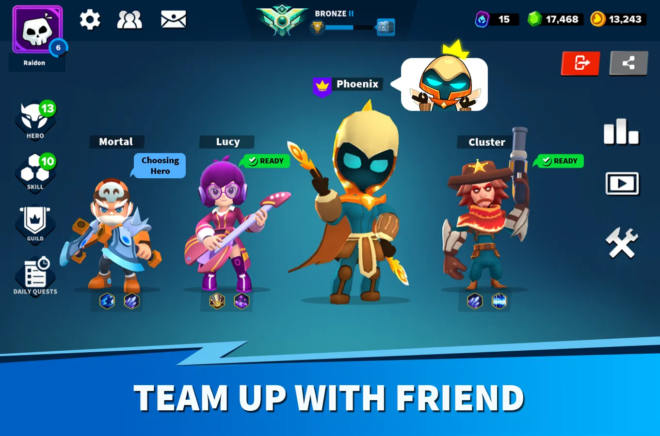 Heroes Strike - Modern Moba & Battle Royale [мод: меню] Screenshot 3