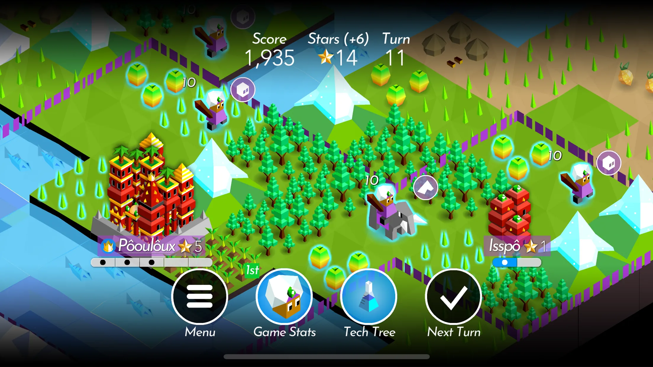 The Battle of Polytopia v2.16.8.15757 APK Мод (Всё открыто) Screenshot 5