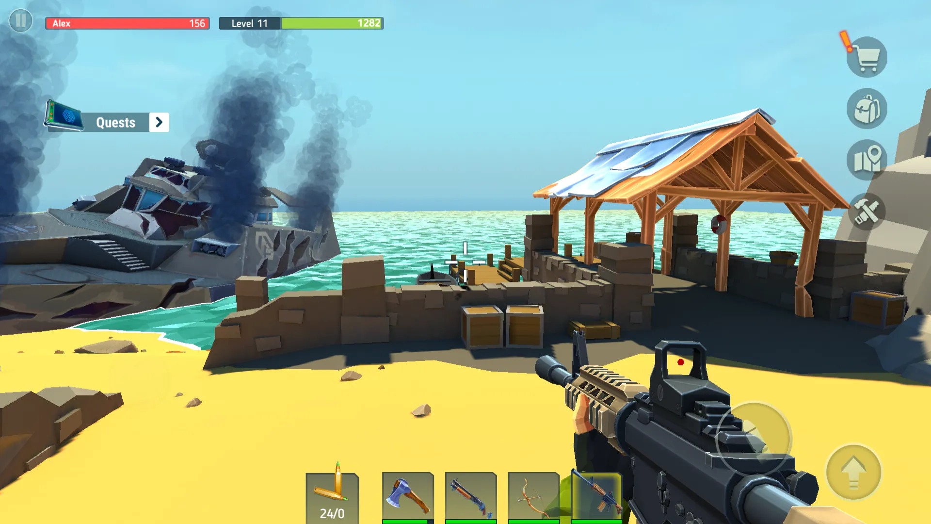 TEGRA: Выживание на острове v1.8.82 APK Мод (Меню, Бесплатные покупки, Режим бога) Screenshot 2
