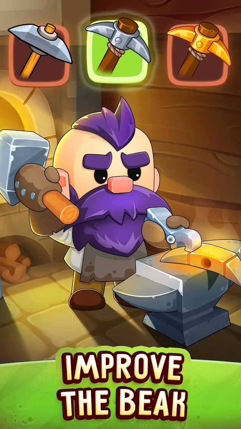 Dig out! v2.47.5 APK Мод (Мега Меню, Режим бога, Кирки и Жизни не уменьшаются) Screenshot 3