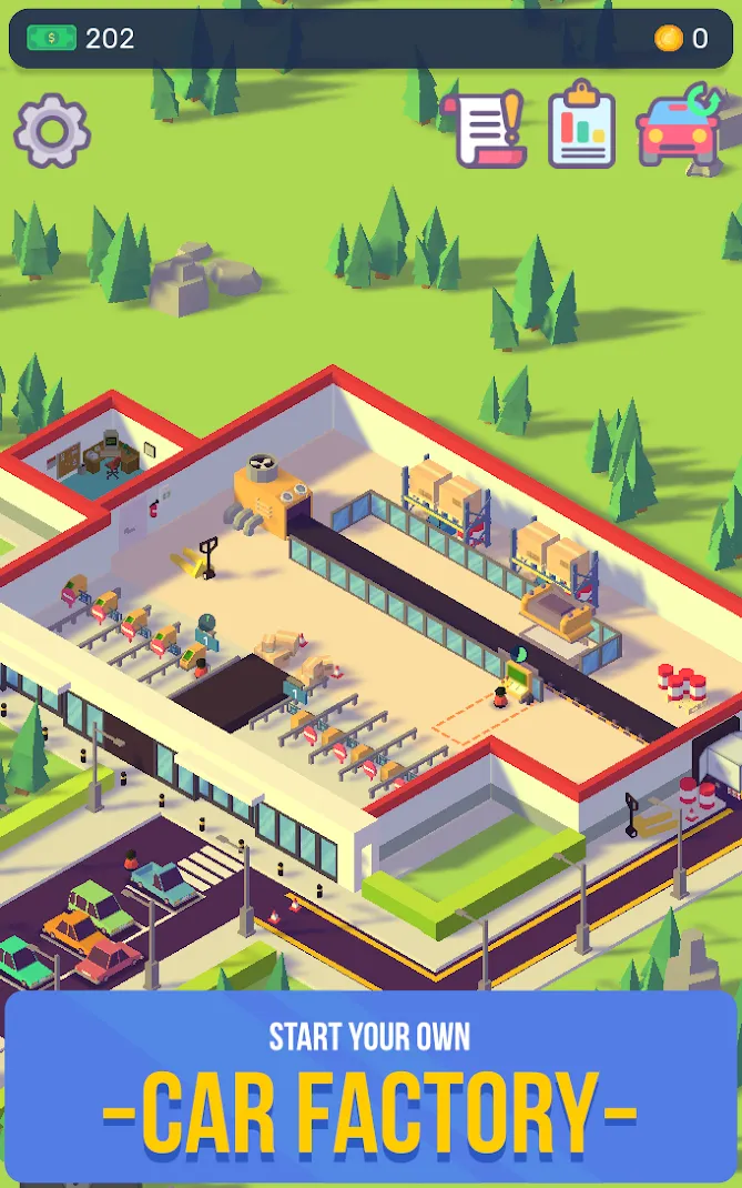 Car Industry Tycoon – Idle Car Factory Simulator [мод: много денег] Screenshot 1