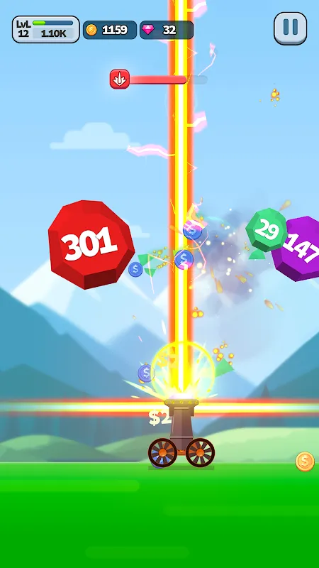 Ball Blast v4.2.1 APK Мод (Меню, Много монет) Screenshot 2
