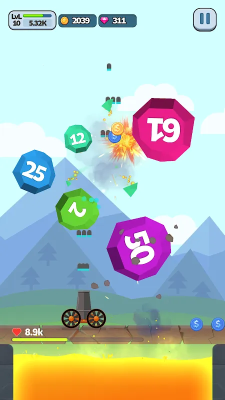 Ball Blast v4.2.1 APK Мод (Меню, Много монет) Screenshot 3