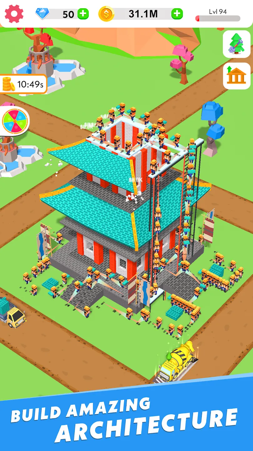 Idle Construction 3D v2.35 APK Мод (Много денег) Screenshot 4