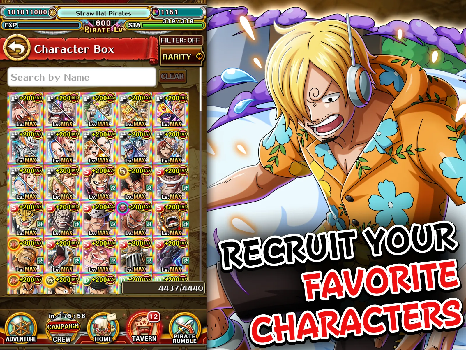 ONE PIECE TREASURE CRUISE v15.2.1 APK Мод (Меню, Режим бога, Высокий урон) Screenshot 4