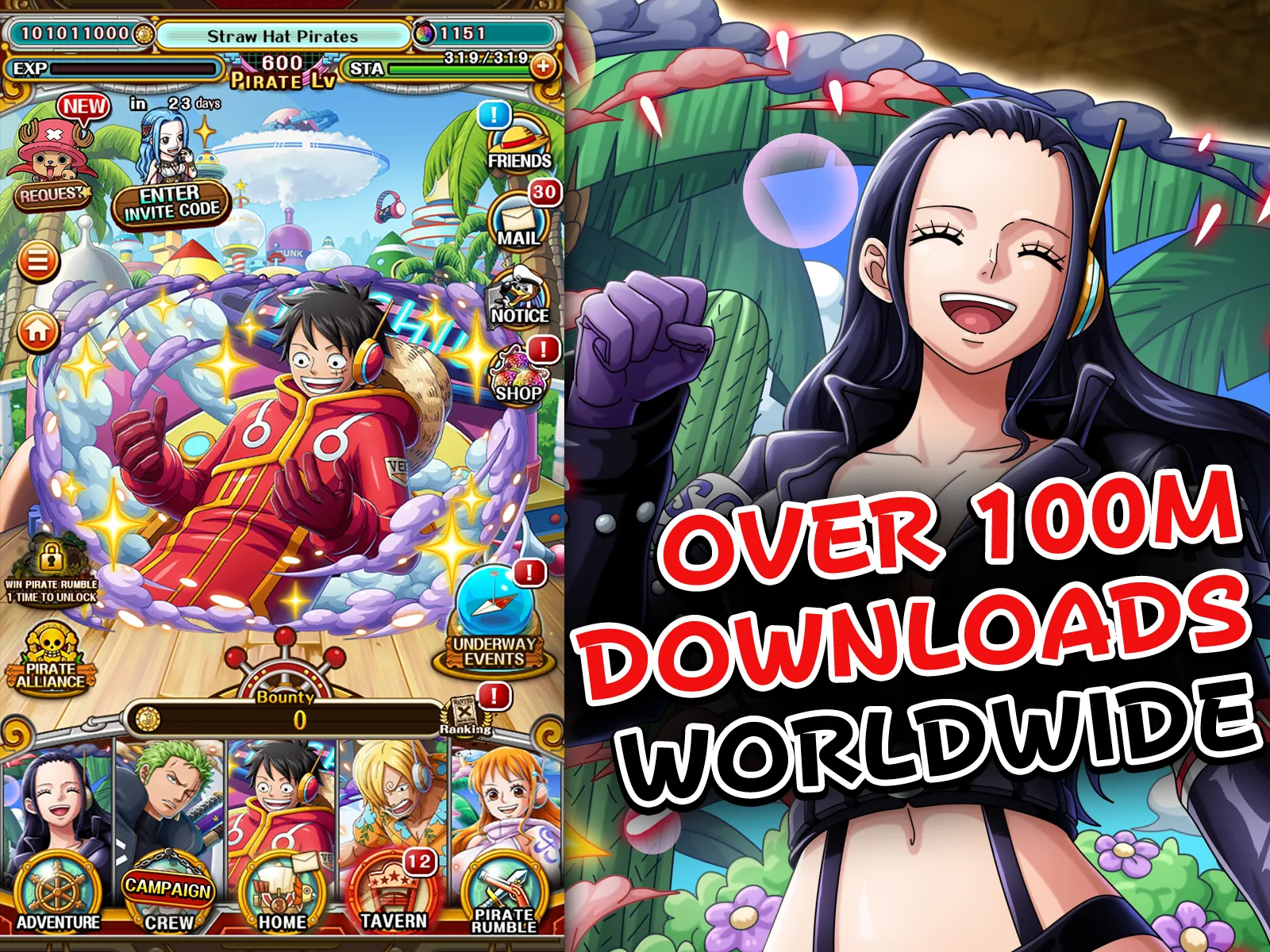ONE PIECE TREASURE CRUISE v15.2.1 APK Мод (Меню, Режим бога, Высокий урон) Screenshot 5