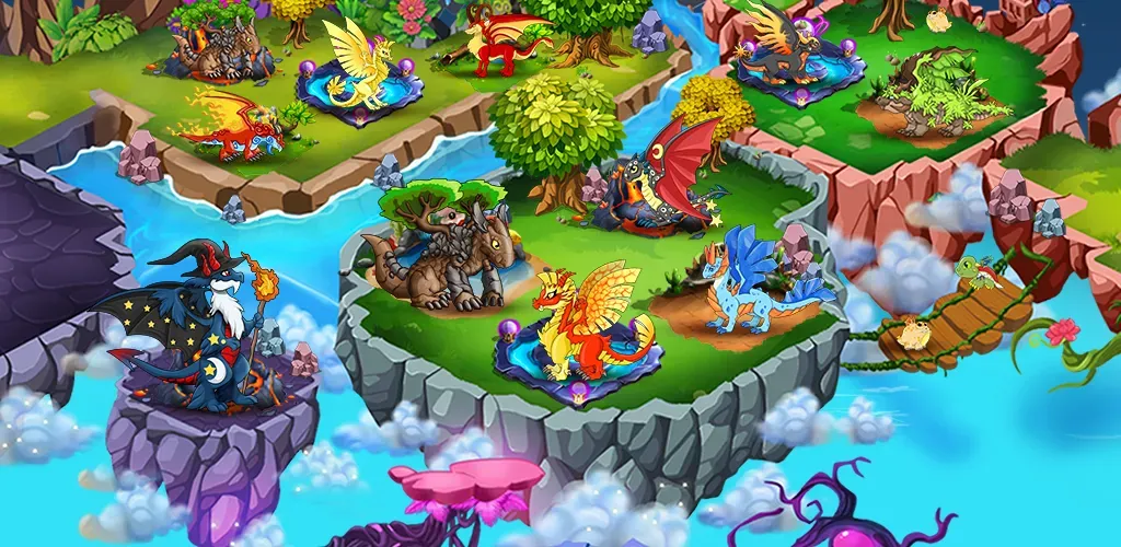 DRAGON VILLAGE -city sim mania v15.04 APK Мод (Много денег) Screenshot 3