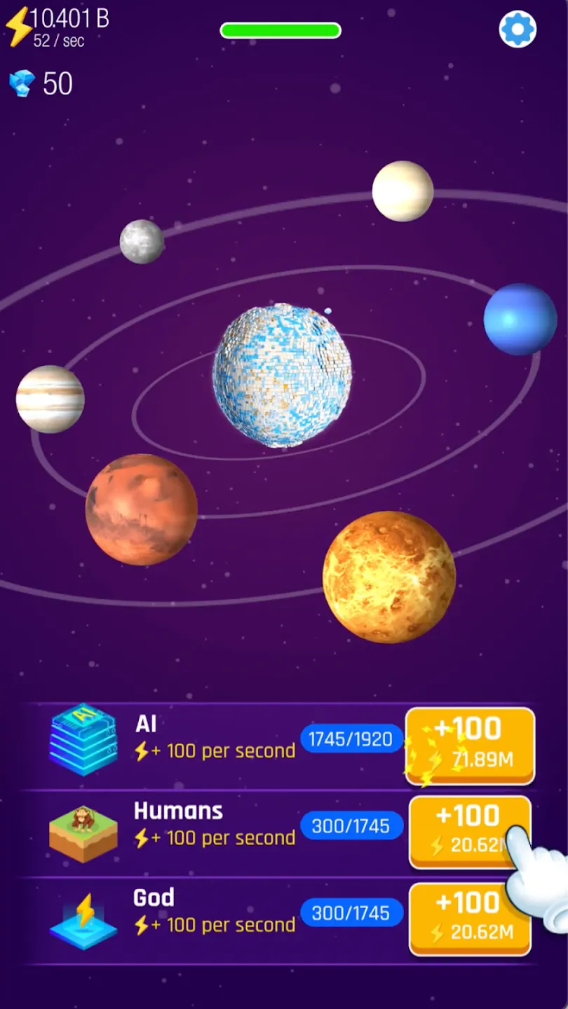 Idle World v8.3.1 APK Мод (Много денег) Screenshot 5