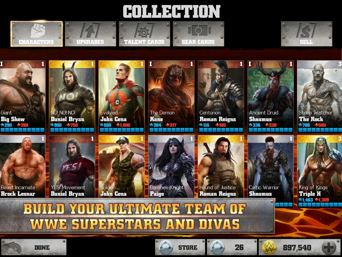 WWE Immortals [мод: много денег] Screenshot 2