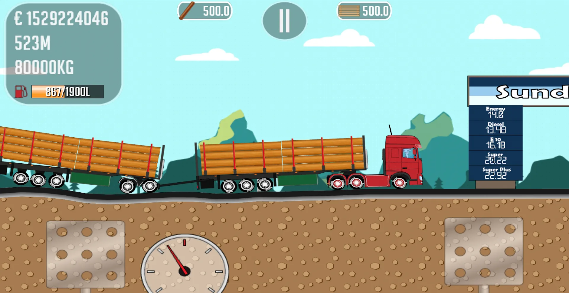 Дальнобойщик Джо [мод: много денег] Screenshot 4