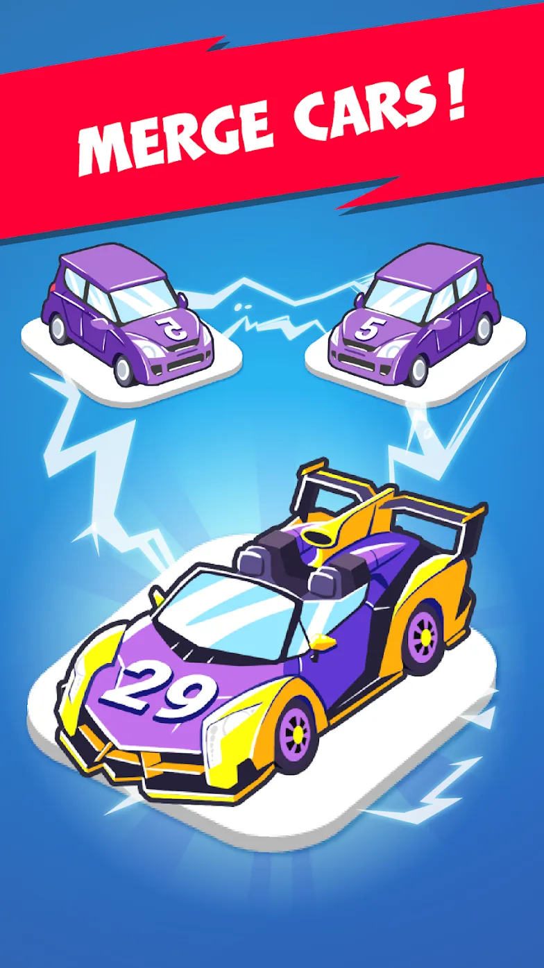 Car Merger [мод: всё открыто] Screenshot 2