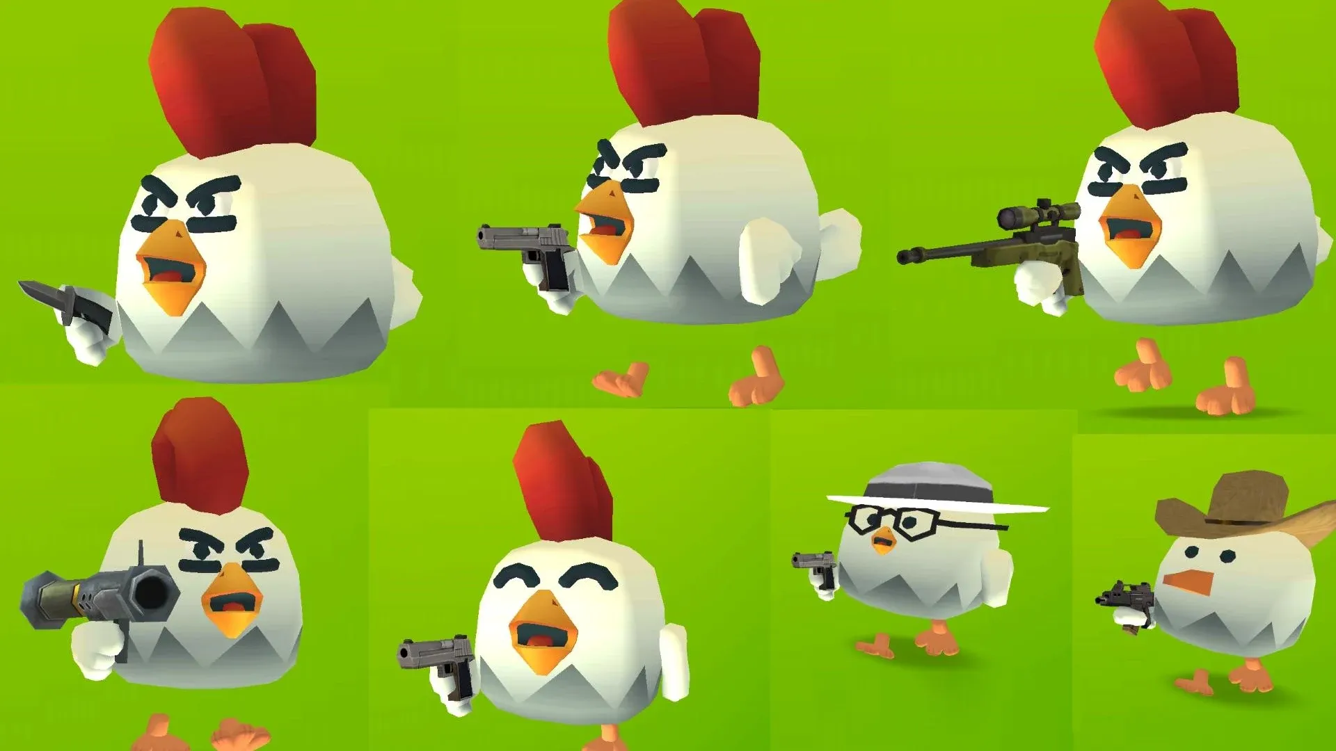 Chicken Gun v5.7.01 APK Мод (Много денег) Screenshot 1