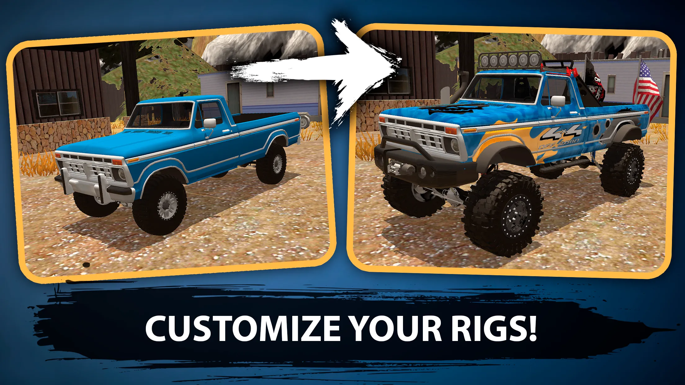 Offroad Outlaws v7.4.49 APK Мод (Много денег) Screenshot 3