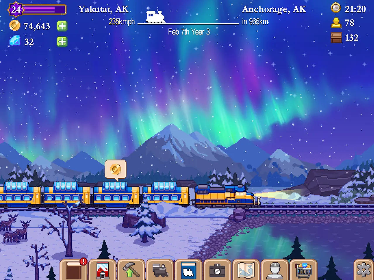 Tiny Rails - Империя поездов [мод: много денег] Screenshot 3
