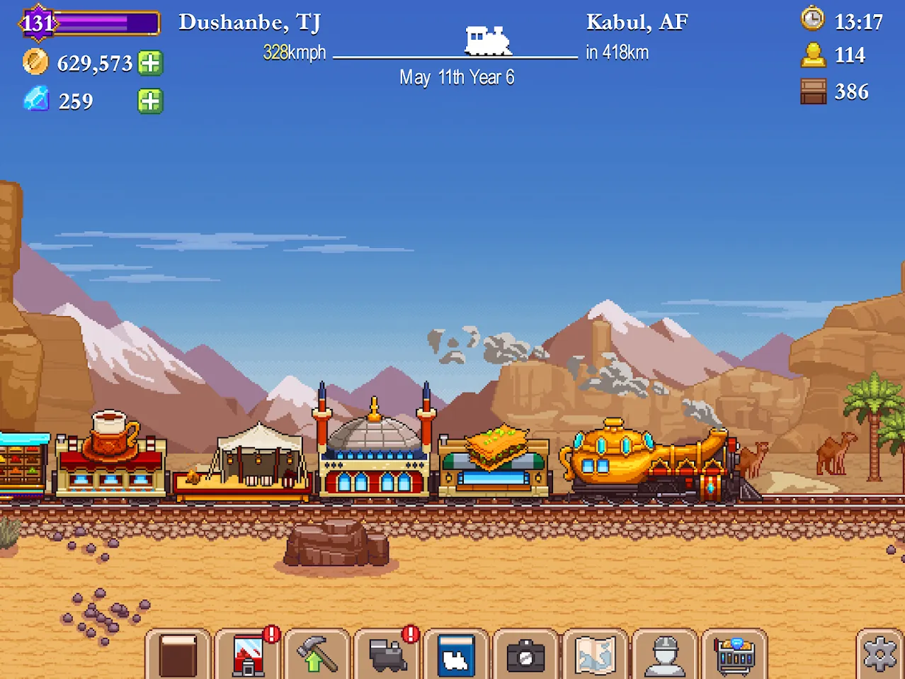 Tiny Rails - Империя поездов [мод: много денег] Screenshot 4