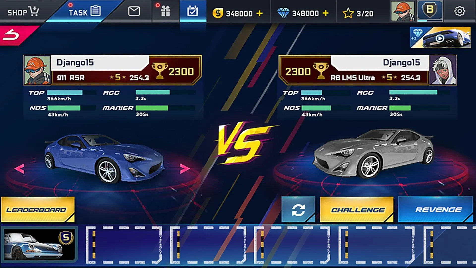 Street Racing HD v6.5.5 APK Мод (Бесплатные покупки) Screenshot 4