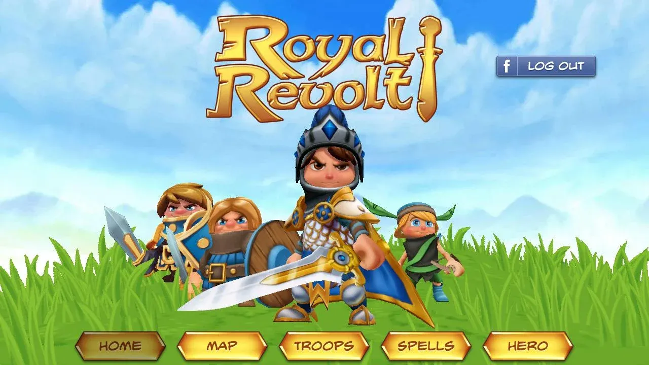 Royal Revolt v1.6.1 APK Мод (Много денег) Screenshot 1