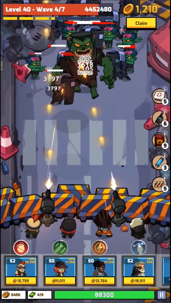 Zombie Idle Defense v2.9.9b6 APK Мод (Много денег) Screenshot 5