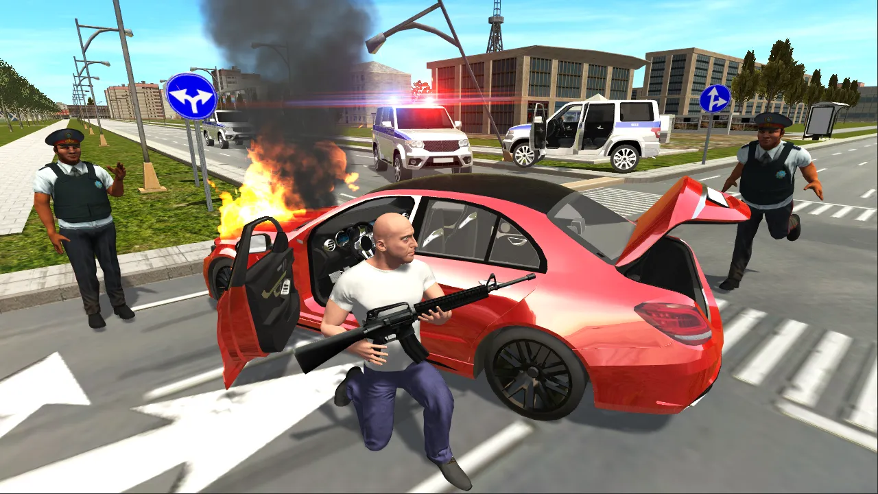 Russian Crime Real Gangster [мод: много денег] Screenshot 3
