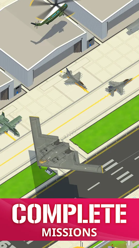 Idle Air Force Base [мод: бесплатные покупки] Screenshot 5
