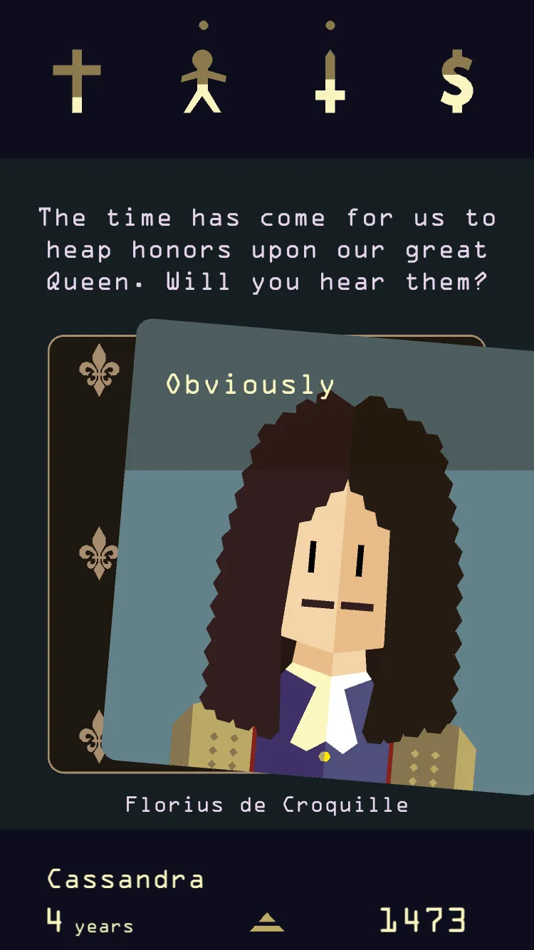 Reigns: Her Majesty v2.0.76 APK Мод (Полная версия) Screenshot 1