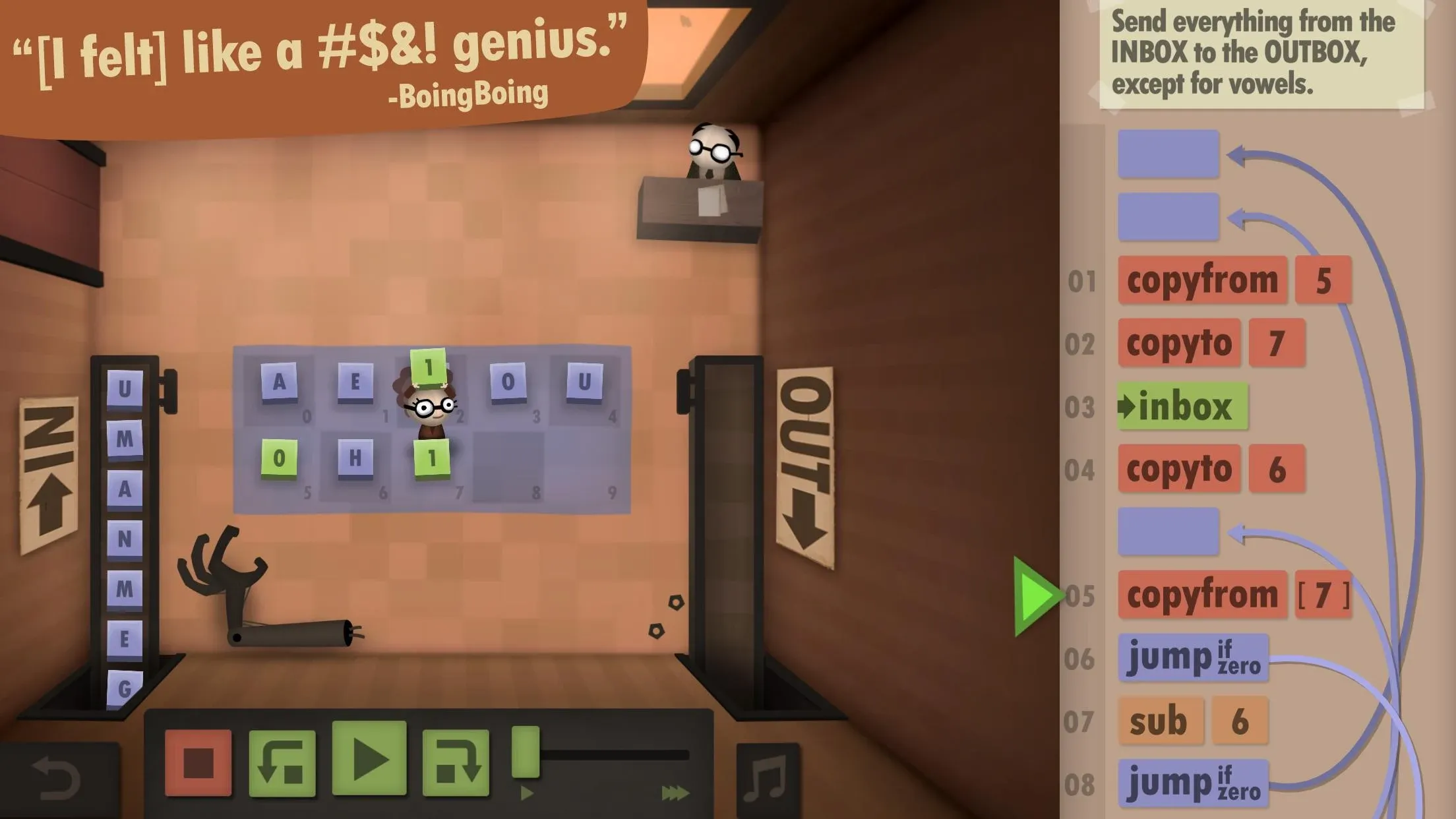 Human Resource Machine v1.0.6.6 APK Мод (Полная версия) Screenshot 4