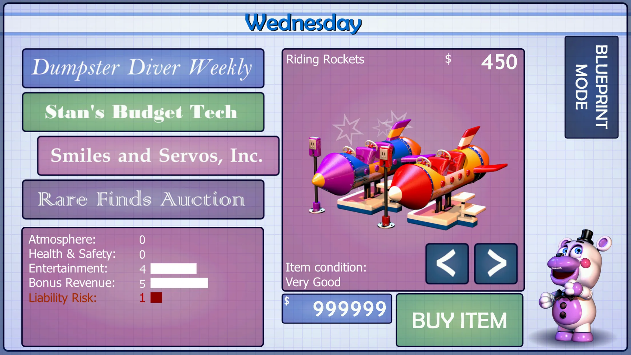FNaF 6: Pizzeria Simulator v1.0.8 APK Мод (Полная версия, Разблокирован Premium) Screenshot 3