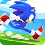 Скачать Sonic Runners Adventures – Новый раннер с Соником [мод: много денег] на Андроид