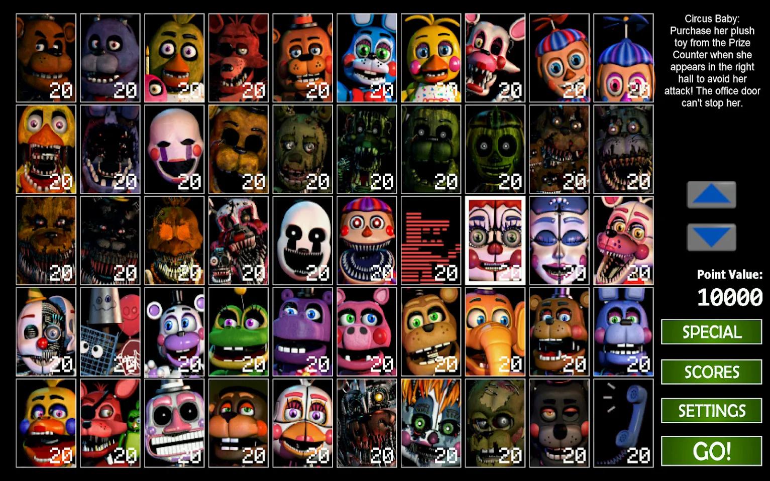 Ultimate Custom Night [мод: полная версия] Screenshot 4