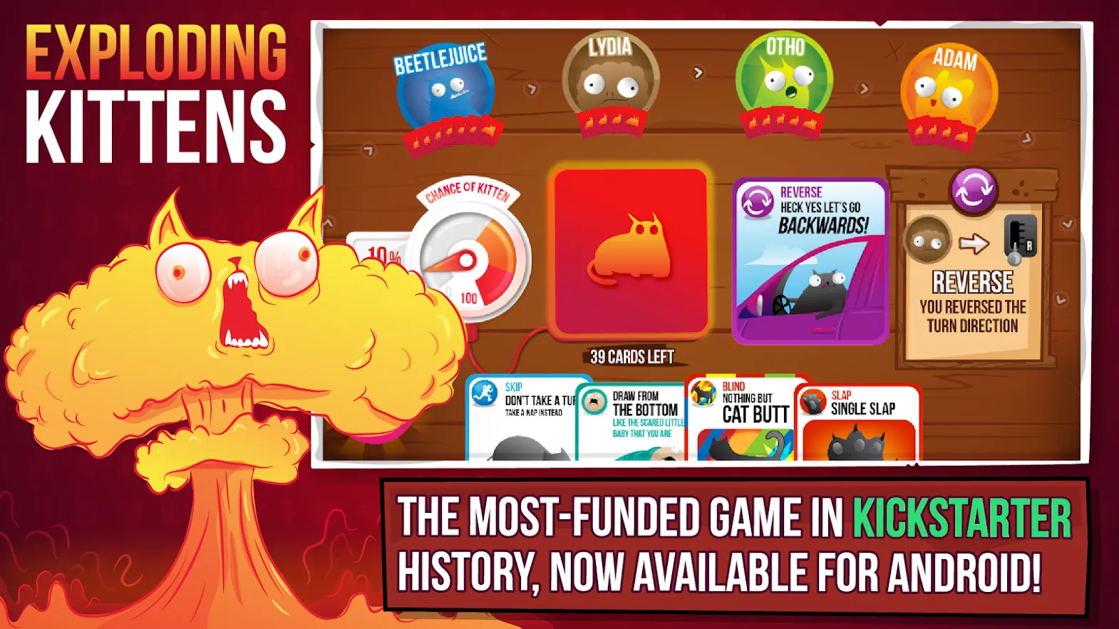 Exploding Kittens® - Official [мод: всё открыто] Screenshot 1