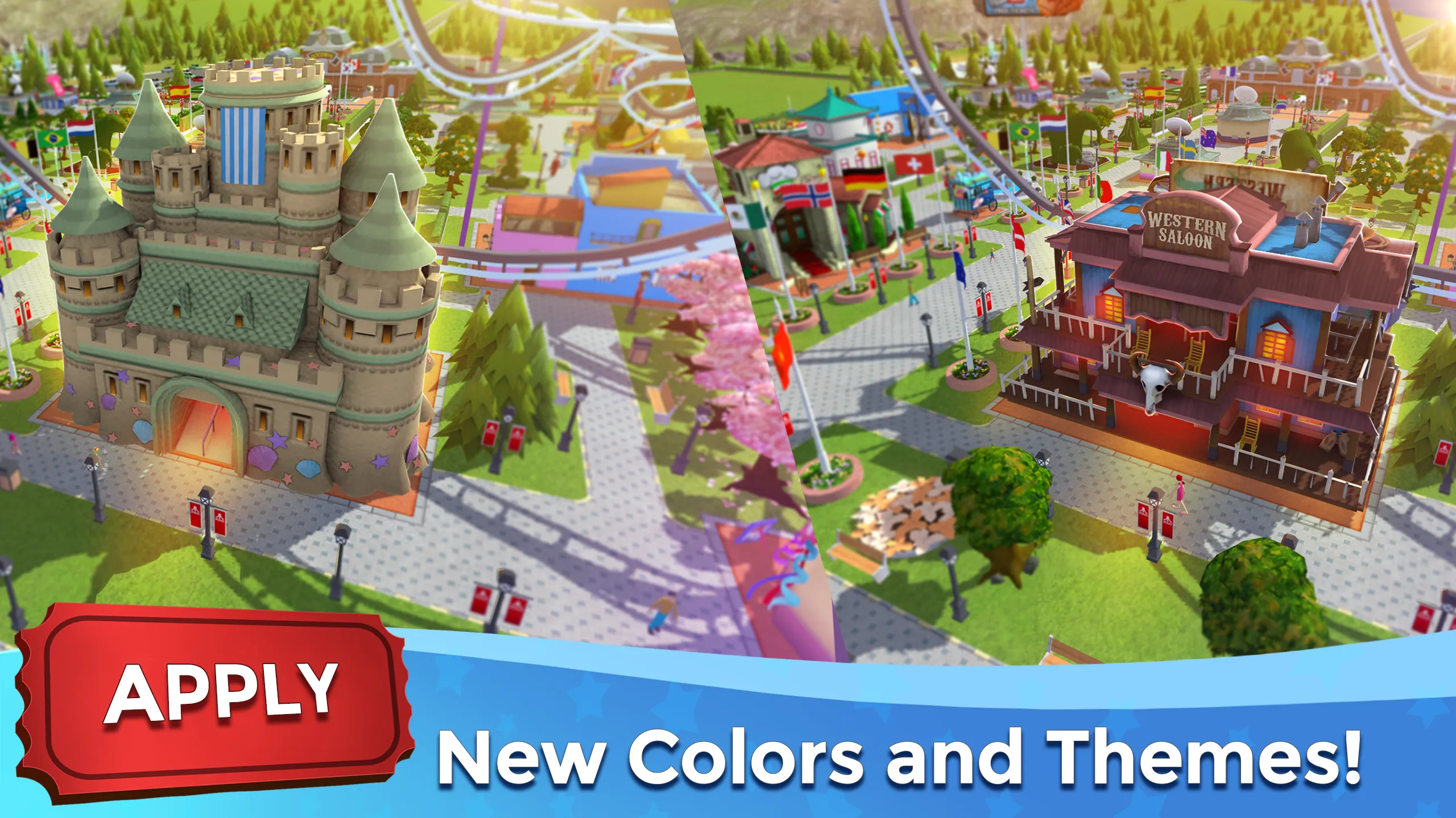 RollerCoaster Tycoon Touch v3.52.0 APK Мод (Много денег) Screenshot 5