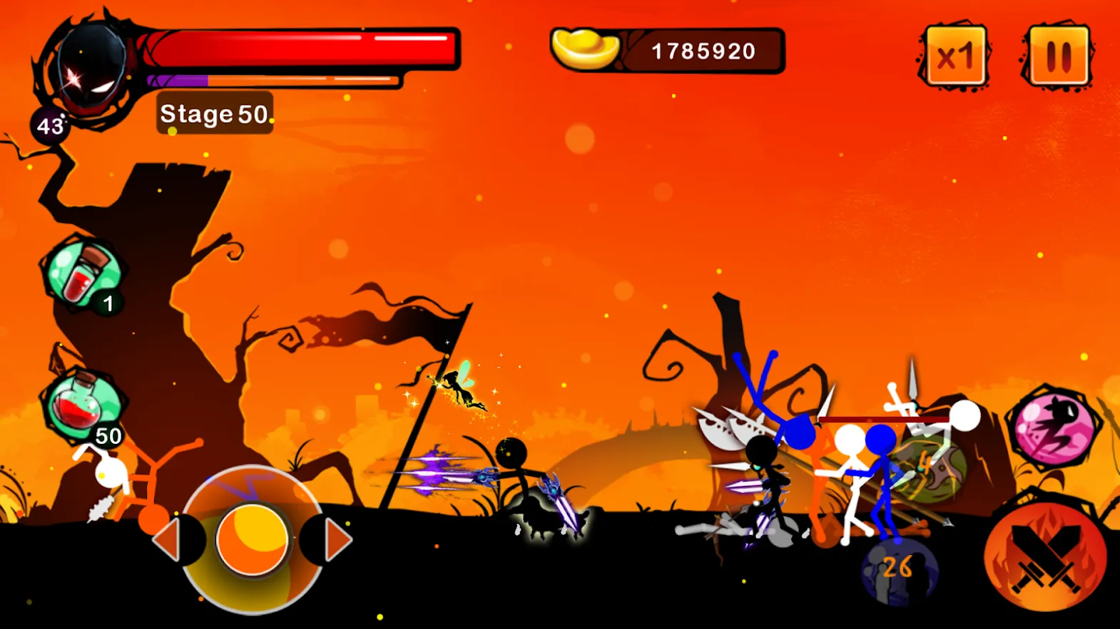 Stickman Ghost Premium: Ninja Warrior [мод: много денег] Screenshot 4