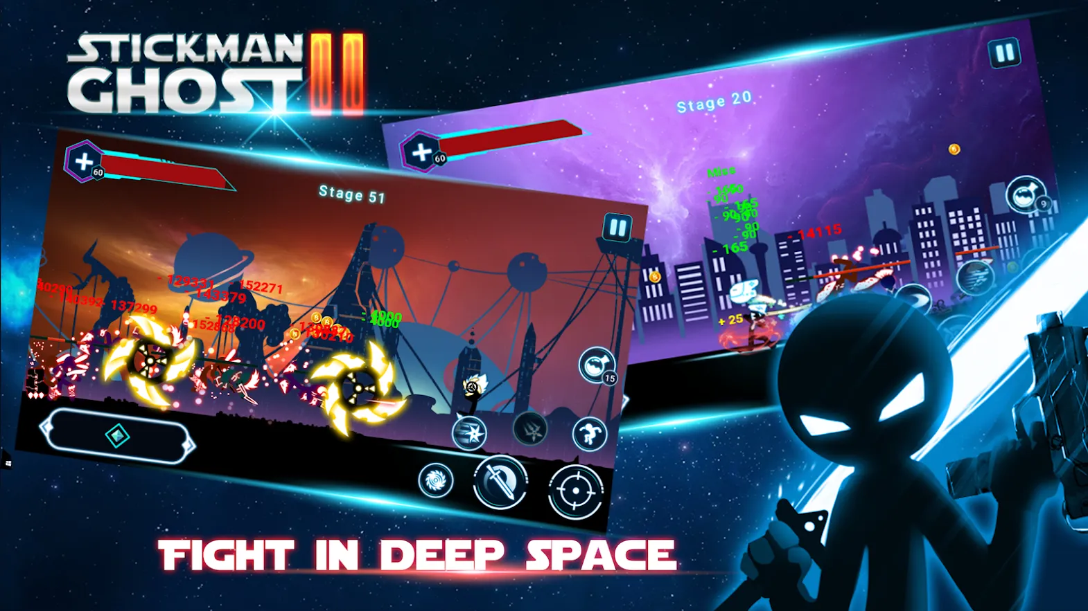 Stickman Ghost 2: Gun Sword [мод: много денег] Screenshot 1