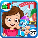 Скачать My Town : ICEME Парк развлечений [мод: полная версия] на Андроид