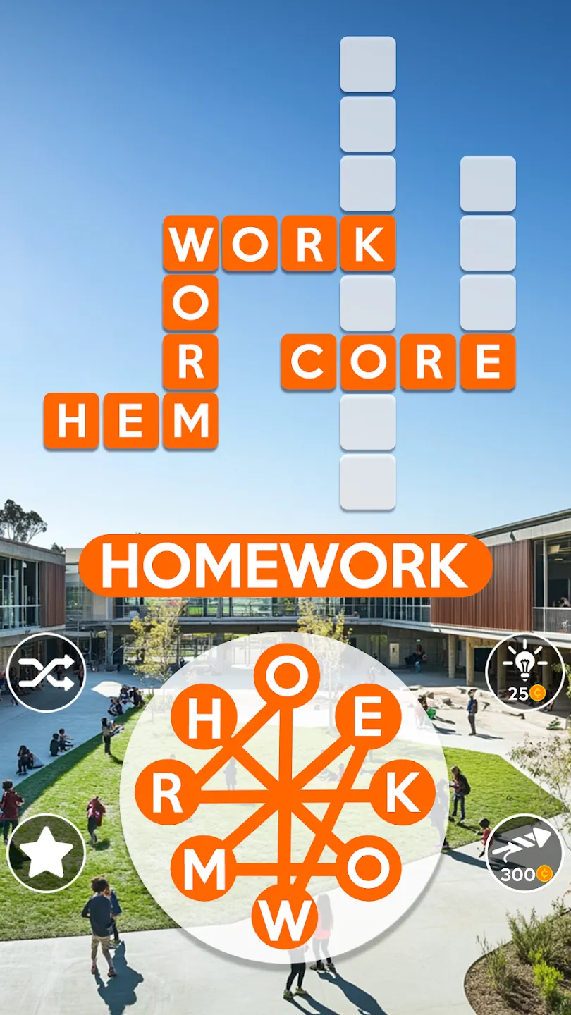 Wordscapes v3.11.71 APK Мод (Много денег) Screenshot 1