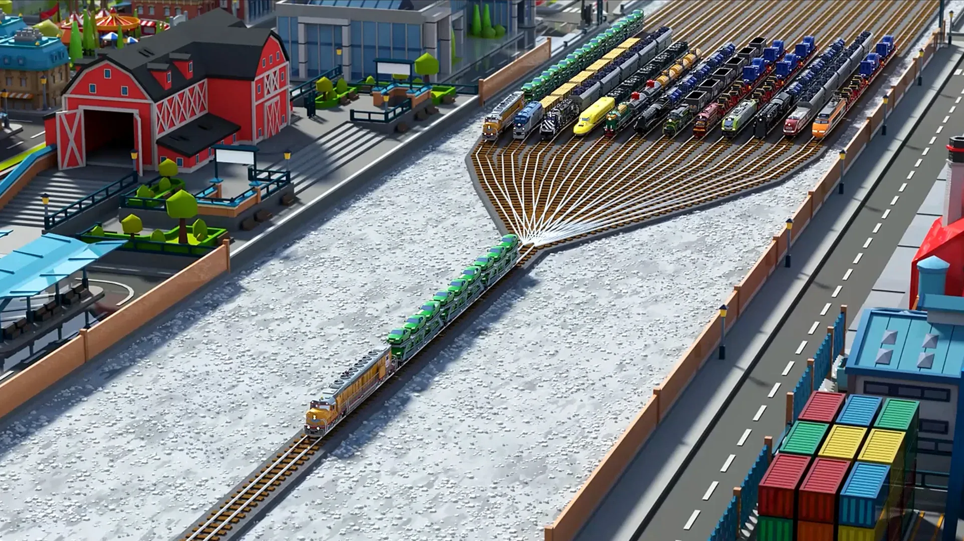 Train Station 2 v4.24.0 APK Мод (Меню, Бесплатные покупки, Много боксов) Screenshot 1