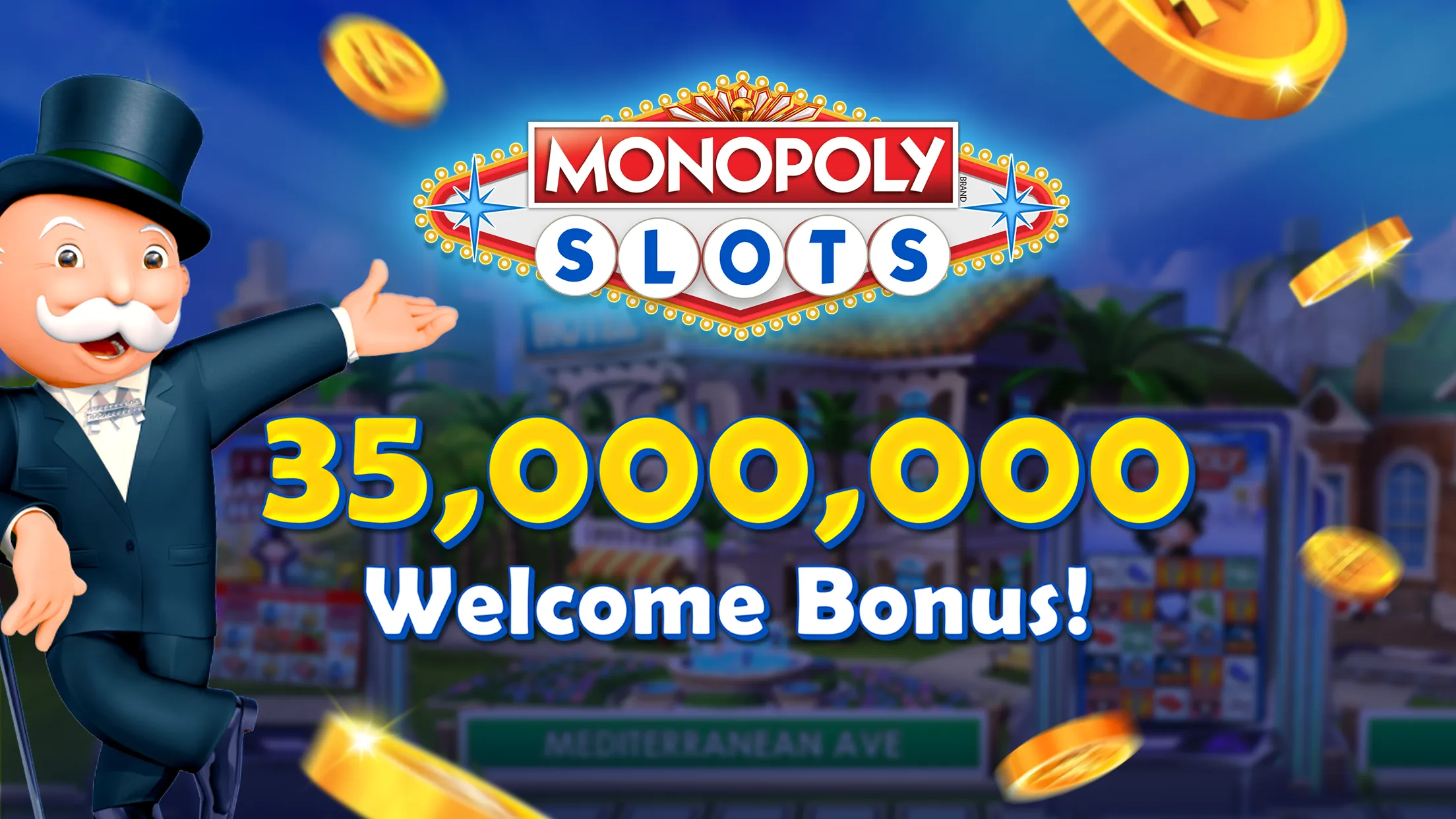 MONOPOLY Slots v5.5.2 APK Мод (Много денег) Screenshot 1
