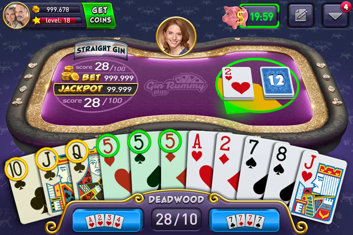 Gin Rummy Plus Screenshot 1