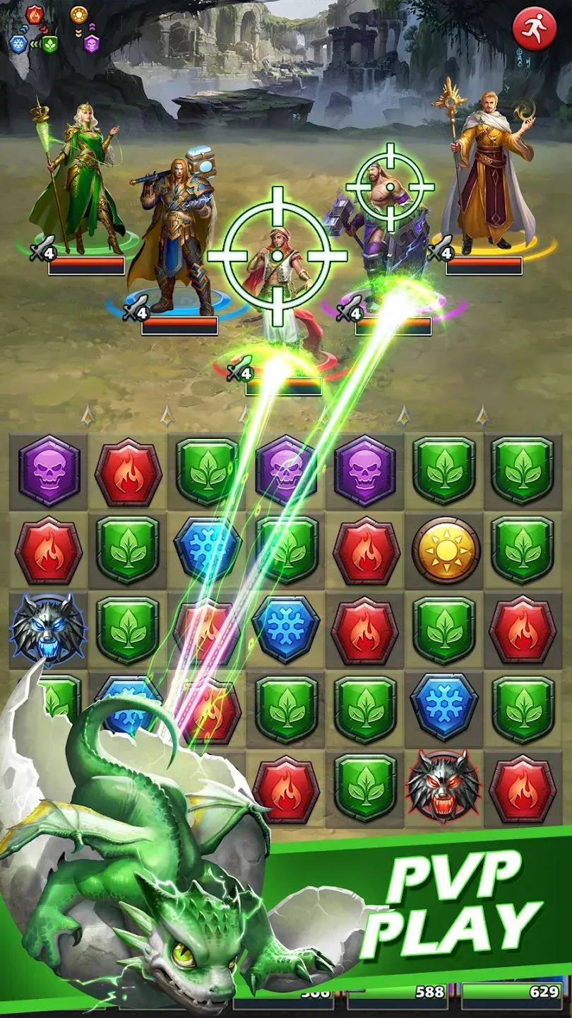 MythWars & Puzzles v2.3.44.1 APK Мод (Мультипликатор скорости) Screenshot 3 MythWars & Puzzles v2.3.44.1 APK Мод (Мультипликатор скорости) Screenshot 3